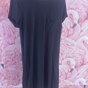 Old Navy Black T-Shirt Dress